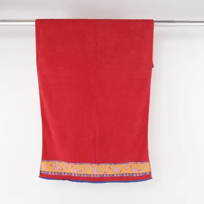 Serviette (Rouge, Bleu) de Tukan Coton