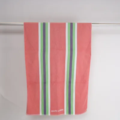 Serviette de plage (Rose, Blanc, Vert) de Ralph Lauren Home Coton