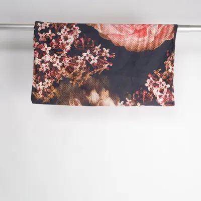 Rod pocket curtain (Red, Black, Multicolored) from Dormia Cotton