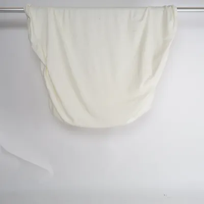 Fitted sheet (White) from Satin Polyester
