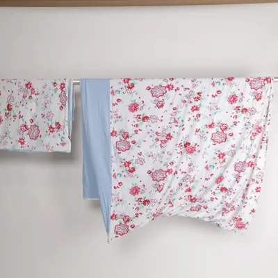Bed set (White, Blue, Pink) from Tchibo Organic cotton