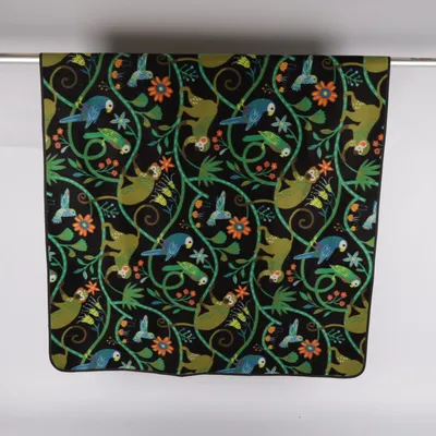 Picnic blanket (Black, Multicolored) Polyester