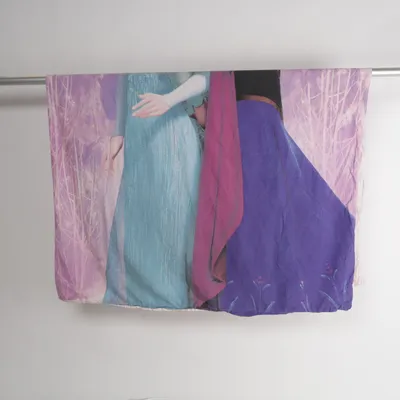 Bed set (Blue, Purple, Multicolored) from Character World Cotton