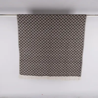 Plaid (Brown, White) from Home Society
