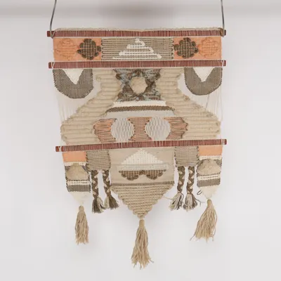 Väggbonad (Beige, Brun, Orange)