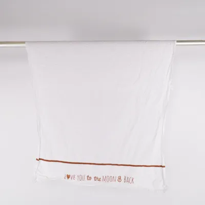 Draps (Blanc, Marron) de MEYCO Coton