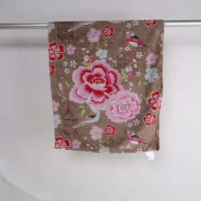 Bath towel (Brown, Multicolored) from Pip Studio Cotton
