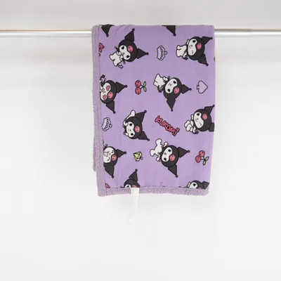 Babyfilt (Lila, Svart, Vit, Röd) från Kuromi Polyester