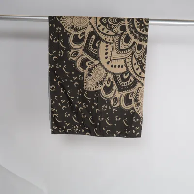 Filt (Beige, Svart)