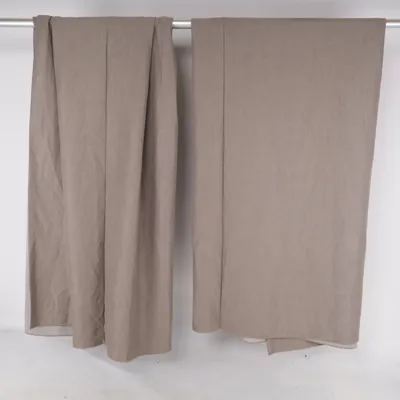 Rideau passe tringle (Beige)