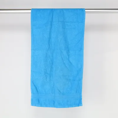 Bath towel (Turquoise) from AWG Mode Center Cotton, Wool