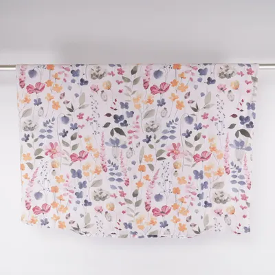 Duvet cover (White, Multicolored) from Sinsay Cotton