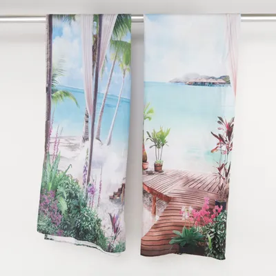 Shower curtain (Blue, Green, Multicolored)