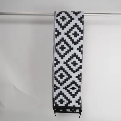 Plastikmåtte (Sort, Hvid)