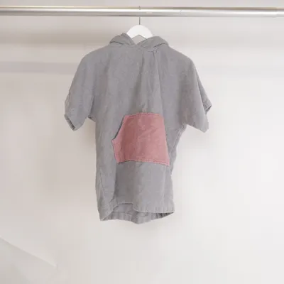 Bath cape (Gray, Pink) from Homelevel Cotton
