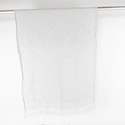 Beach towel (White) from Madame Coco Cotton