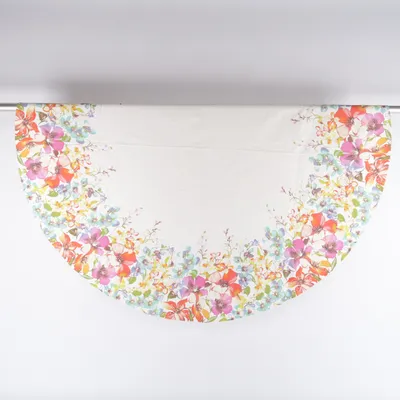 Tablecloth (White, Multicolored) from Sander Cotton