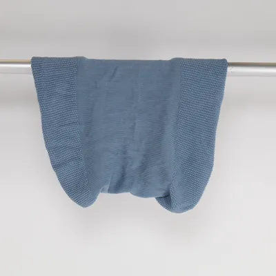 Baby blanket (Blue) from MEYCO Organic cotton
