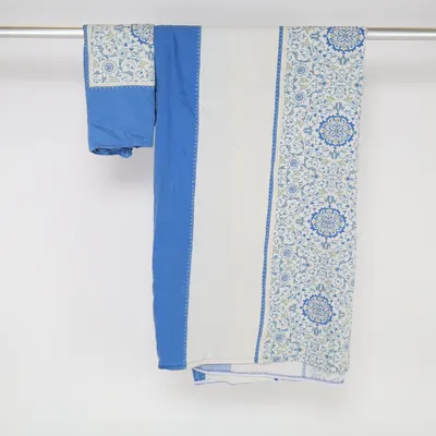 Bäddset (Vit, Blå, Gul) Bomull