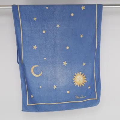Bath towel (Blue, Yellow, Multicolored) from Paloma Picasso Cotton