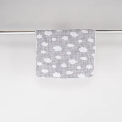 Baby deken (Grijs, Wit) van Jollein