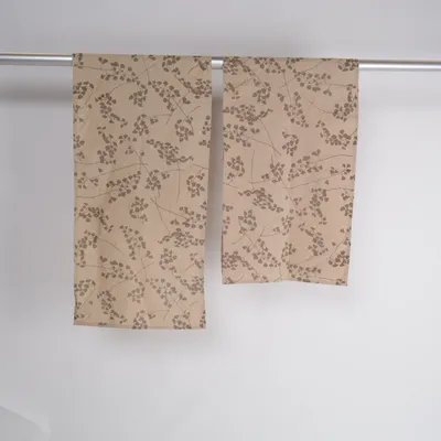 Tablecloth (Beige, Brown) from Depot Cotton