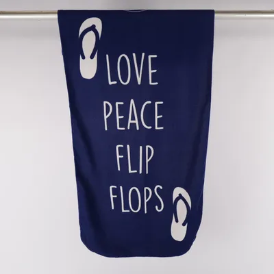 Serviette de plage (Bleu, Blanc) de Nivea Polyester