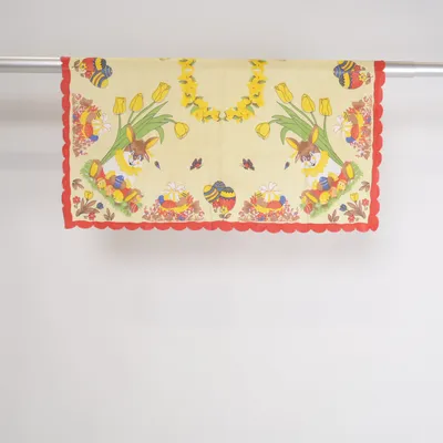 Tischdecke (Gelb, Mehrfarbig)