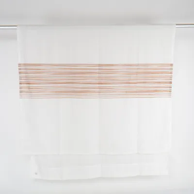 Rod pocket curtain (White) from Tukan Cotton, Polyester