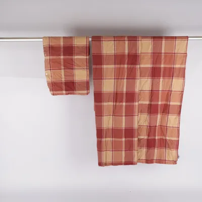 Bäddset (Röd, Beige) från Erwin Müller Bomull