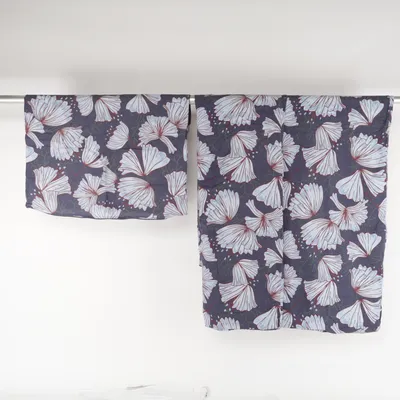 Parure de lit (Bleu, Blanc, Marron) de Tchibo Coton