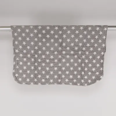 Baby blanket (Gray, White) from Firenze Polyester