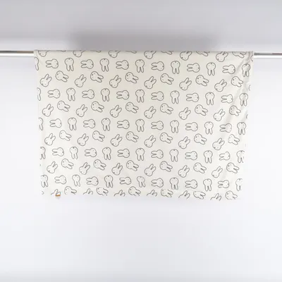 Baby deken (Wit, Zwart) van Nijntje Miffy Polyester