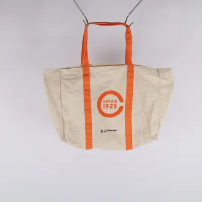 Stoffbeutel (Weiß, Orange) von Le Creuset