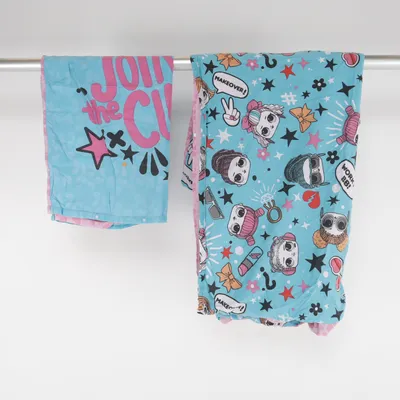 Bed set (Pink, Multicolored) from L.O.L. Surprise! Cotton