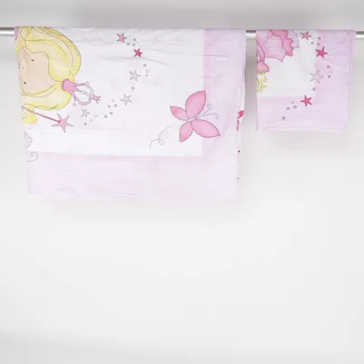 Bed set (White, Pink, Multicolored) from Herding