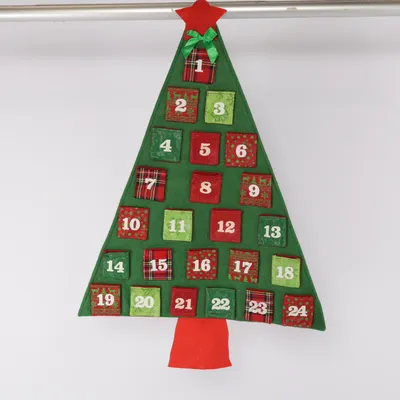 Adventskalender (Grön, Röd, Flerfärgad) från JES Collection