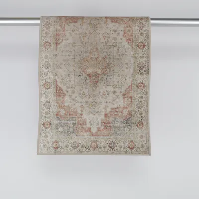 Oriental carpet (Beige, Multicolored)