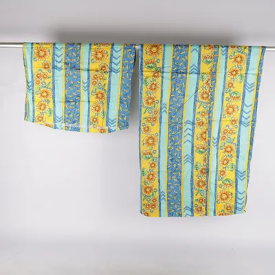 Bed set (Yellow, Blue, Multicolored) from Janine Cotton