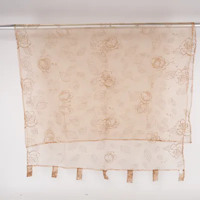 Loop curtain (Brown) Polyamide, Polyester