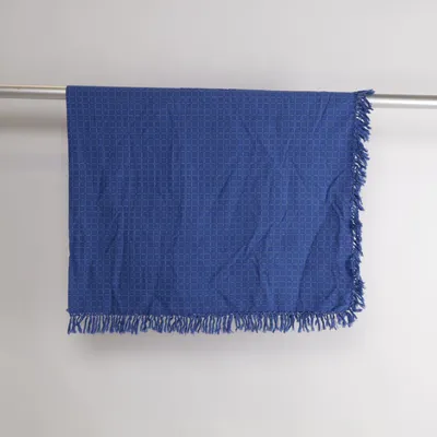 Serviette de plage (Bleu) de Home Collection Coton