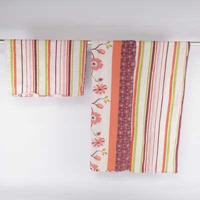 Duvet cover (White, Multicolored) from Meradiso Cotton