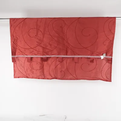 Gardin med loops (Rød) fra Barbara Becker Polyester