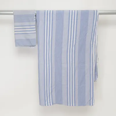 Dekbedset (Blauw, Wit) van Classic Textile of Sweden Katoen