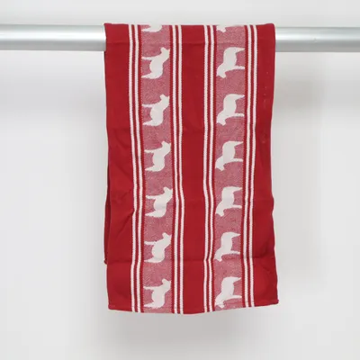 Chemin de table (Rouge, Blanc) de Classic Textile of Sweden Coton