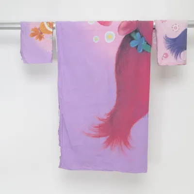Parure de lit (Violet, Rose, Multicolore) de Dreamworks Trolls Coton