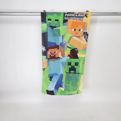 Strandhandduk (Flerfärgad) från Minecraft Bomull