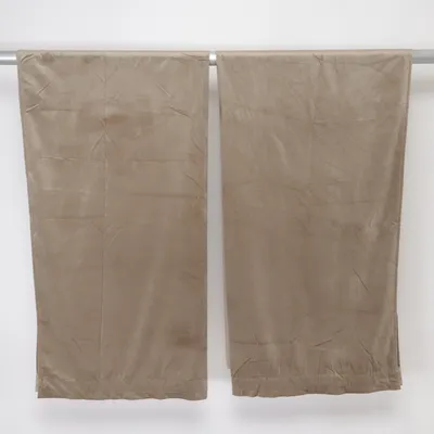 Rideau passe tringle (Beige) de Mio Polyester