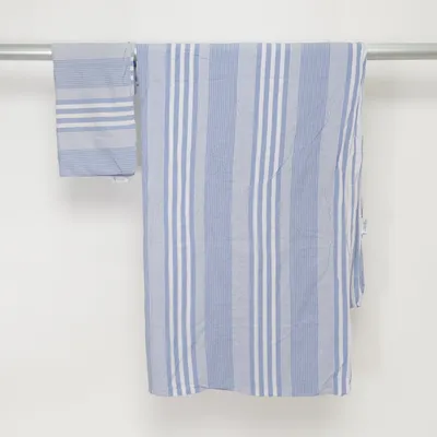 Dekbedset (Blauw, Wit) van Classic Textile of Sweden Katoen
