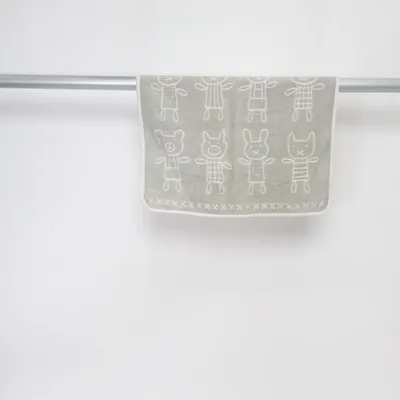 Couverture de bébé (Gris, Blanc) de Klippan Coton biologique